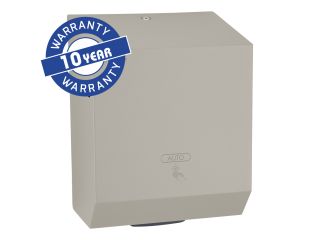 MERIDA STELLA AUTOMATIC STONE GREY LINE MAXI touch-free automatic roll paper towel dispenser, stone grey